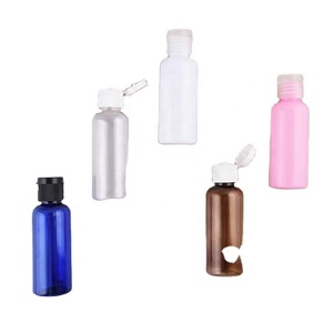 5-500ml PET Plastic Flip Cap Lotion Gel Bottle Empty Shower Gel Bottle - Product Image 4