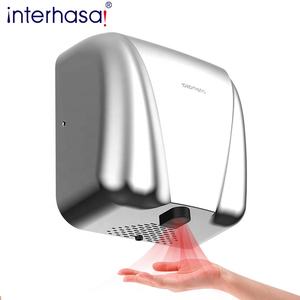 Secador de manos automático de acero inoxidable 304 de alta velocidad, soplador comercial para inodoro, con chorro, OEM, certificado CB, CE, 10 segundos (blanco) - Product Image 1