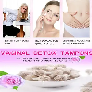 100% Original Herbal tampon Yoni mutiara pembersihan aneh bau vagina membersihkan kebersihan vagina menyembuhkan - Product Image 4