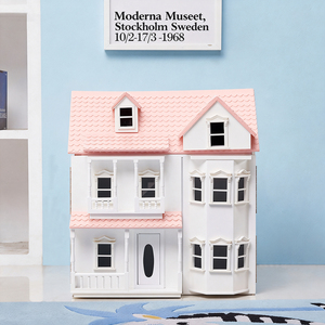 TYDH006 Ensembles de jouets pour enfants, nouvelle <span class=keywords><strong>maison</strong></span> de poupée <span class=keywords><strong>en</strong></span> <span class=keywords><strong>bois</strong></span> <span class=keywords><strong>miniature</strong></span>, modèle PC, meubles pour jeunes enfants - Product Image 4