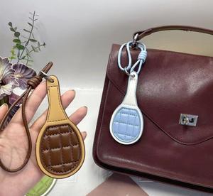Braided PU Keychain, Tennis Racket Hanger, Sports <b>Key</b> <b>Ring</b> for Players - Product Image 4