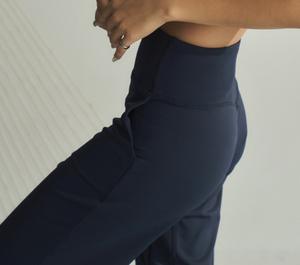 Vente chaude 46% Umorfil 46% Nylon 8% Spandex Interlock Bootcut Yoga Pantalon Leggings Pour Femmes - Product Image 6