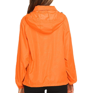 ZUJA Outdoor High Reflective Lightweight Windbreaker <strong>Packable</strong> Hoodie Cycling <strong>Jacket</strong> for <strong>Woman</strong> - Product Image 4