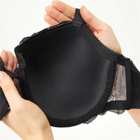 Soutien-gorge de haute qualité pour femmes grandes tailles, col halter, rembourrage fin, bonnet complet, armatures, bikini en dentelle, tailles 34-42C D DD E 3XL