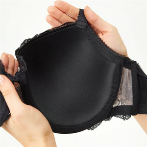 Soutien-gorge de haute qualité pour femmes grandes tailles, col halter, rembourrage fin, bonnet complet, armatures, bikini en dentelle, tailles 34-42C <span class=keywords><strong>D</strong></span> DD <span class=keywords><strong>E</strong></span> 3XL - Product Image 3