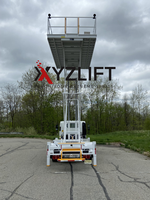 XYZLIFT-Ascenseur de voiture 3ton Ascenseur hydraulique stationnaire monté sur véhicule Ascenseur de voiture à ciseaux fixe à vendre