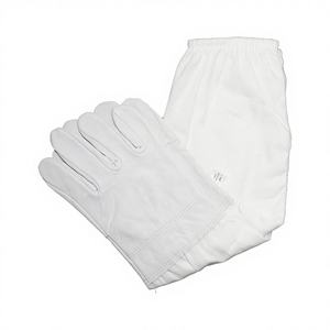 Gants d'apiculture durables en peau de mouton et coton, imperméables, anti-choc, avec manchette élastique, pour apiculteurs – En stock aux États-Unis - Product Image 1