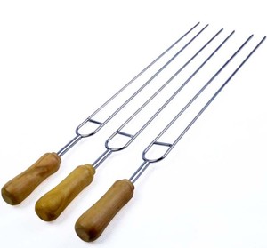Outdoor Picnic BBQ Barbecue Skewers Roast Stick Stainless Steel Needle/U Shaped Barbecue Stick/<strong>kabob</strong> <strong>Maker</strong> - Product Image 6