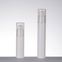 Flacon pompe sans air en PP pour sérum et lotion, 15 ml et 30 ml, emballage cosmétique vide en plastique