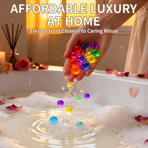 Venta al por mayor Jojoba Aceite de Baño Perlas Hidratantes Piel Rosa Leche Perfumadas Perlas de Baño Cápsulas en Forma de Animal para Piel Seca - Product Image 3