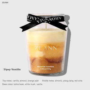 Bougies parfumées personnalisées nouveau modèle avec parfum de qualité supérieure fait à la main élégant décor à la maison idée cadeau longue durée de combustion - Product Image 6