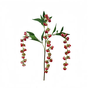 Arreglo de Grosella Capitana Artificial en Maceta de Plástico de Alta Calidad Estilo Ins para Decoración de Bodas, Hogar, Navidad, Graduación y Novias - Product Image 2