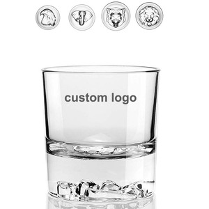 Verre à whisky créatif NOVARE 310 ml en cristal sans plomb, motif côtelé unique, base épaisse, verre à whisky artistique certifié pour usage domestique - Product Image 5