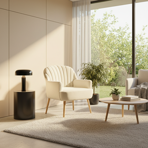 Comfortable Velvet Accent <b>Chair</b> Modern <b>Upholstered</b> Living Room <b>Chairs</b> Soft Luxury Single Sofa Armchair with Metal Legs - Product Image 2