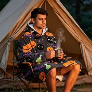 Couverture à capuche douce et personnalisable surdimensionnée pour la saison hivernale, idéale pour les journées froides - Product Image 1