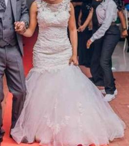 S9035F nouvelle vente chaude dentelle tempérament <span class=keywords><strong>mi</strong></span>-taille Style avec bohème chapelle Train blanc <span class=keywords><strong>longue</strong></span> <span class=keywords><strong>robe</strong></span> <span class=keywords><strong>de</strong></span> <span class=keywords><strong>mariée</strong></span> pour les femmes - Product Image 1