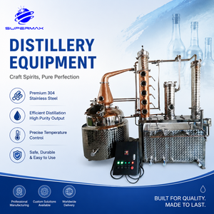Attrezzatura di Distillazione Semi-Automatica in Acciaio Inox e Rame Rosso per Brandy, Whisky, Vodka e Oli Essenziali al 99% - Product Image 1