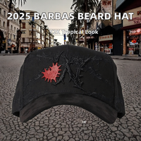 Gorras Barbas G5 Barbas 2026 en stock, doradas con caja, bordadas, deportivas, de 5 paneles, estructuradas, tipo A-frame, Snapback