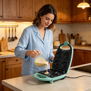 <span class=keywords><strong>Sandwichera</strong></span> Anbolife <span class=keywords><strong>Económica</strong></span> de 1 Rebanada con Placas Antiadherentes para una Fácil Limpieza, Patas Antideslizantes y Control de Termostato - Product Image 6