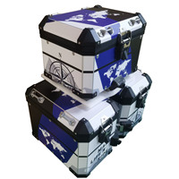 Boîte arrière en alliage d'aluminium ADV pour moto 1300ADV 38L et boîtes latérales 48L