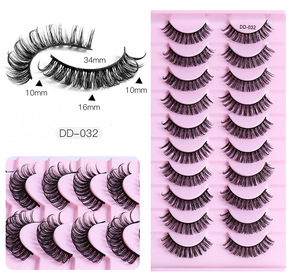 <span class=keywords><strong>Faux</strong></span> <span class=keywords><strong>cils</strong></span> 3D en vison synthétique, en bouquets, imperméables et réutilisables, spectaculaires, faits main, pour extension DIY à domicile et maquillage quotidien, vente en gros - Product Image 4