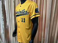 Set Jersey Baseball Sublimasi Custom, Bernapas, Cepat Kering, Seragam Tim dengan Nama dan Nomor untuk Pria