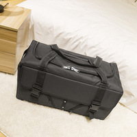 Sac de voyage imperméable en polyester à grande capacité, à porter à la main, pour les voyages longue distance avec rangement pour couette