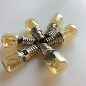 E14 haute température 300 degrés réfrigérateur lumière fabricants fournissent 15/25W T22 four ampoule