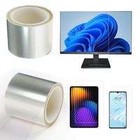 Rollo de Película Protectora Óptica Transparente para Monitor, Tablet y Pantalla Móvil, Material de Superficie Resistente al Desgaste y Anti-Rayones