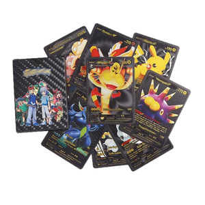 Cartes Flash Dorées et Argentées de Jeu de Cartes de Dessins Animés en Gros, Cartes à Paillettes Dorées 55 pièces/Boîte de Cartes à Collectionner Pokémon - Product Image 5
