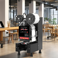 Machine de scellage portable automatique haute vitesse pour gobelets de jus, café et bubble tea – Scelleuse de films pour gobelets professionnelle