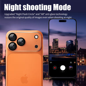 واقي عدسة الكاميرا 9H لسلسلة آيفون 17، فيلم أكريليك شفاف عالي الجودة لتغطية كاملة لعدسة آيفون 17 برو ماكس وآيفون آير - Product Image 6