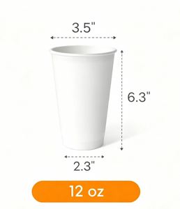 Single <b>Wall</b> Protective Heat <b>Insulation</b> Kraft <b>Paper</b> Disposable Sleeve for Drinks and Coffee Hot Cup Sleeves - Product Image 4