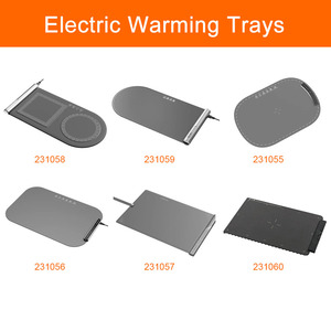 <span class=keywords><strong>Plaque</strong></span> chauffante électronique plate 400W, plateau chauffant électrique extra long, solide, luxueux, en noir - Product Image 5