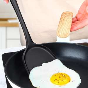 ตะหลิวซิลิโคนเกรดอาหารในครัวทนความร้อนไม้พายและตะหลิวแข็งสำหรับทำอาหาร10ชิ้นสั่งขั้นต่ำ - Product Image 4