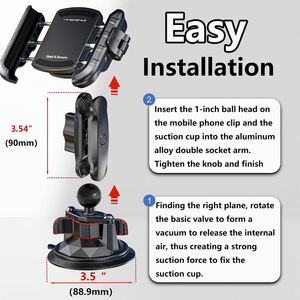 <span class=keywords><strong>Support</strong></span> de prise de vue pour voiture avec ventouse, <span class=keywords><strong>support</strong></span> de téléphone pour voiture, rotation à 360 degrés, étanche pour la prise de vue et la diffusion en direct - Product Image 2