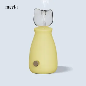 MEETA Portable Waterless Diffuser Aroma Care Without Water Nebulizer Essential Oil Diffuser Night Light Aroma Diffuser for Home