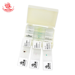 15 beautifully packaged <b>microscopic</b> slides for primary and secondary school laboratory lessons. - Product Image 1