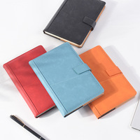 Cahier Agenda en cuir PU avec logo personnalisé 125 feuilles taille A5 imprimé style agenda planificateur couverture rigide Journal papeterie épaisse