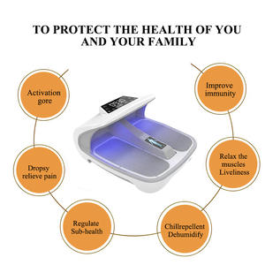 Máquina eléctrica de masaje de pies con vibración de grafeno, masajeador vibratorio de pies para rehabilitación de caídas de pies - Product Image 3