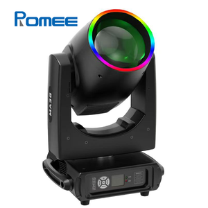 DMX512 lampu sorot bergerak LED 300w Fullcolor dengan efek mengejar Halo RGB untuk pencahayaan panggung pertunjukan acara konser klub DJ - Product Image 1