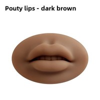 Module de pratique de tatouage pour lèvres pulpeuses, en silicone 3D, pour l'entraînement au tatouage semi-permanent et au blanchiment des lèvres
