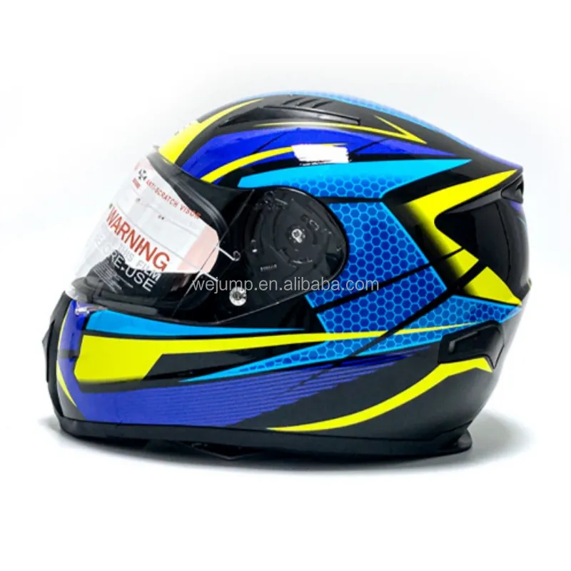 WejumpOEMフルフェイスフルフェイスヘルメットcasco de motoDOT標準ヘルメット安全ヘルメット