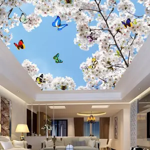 3d material house pvc ceiling for jewelry showroom ceiling design