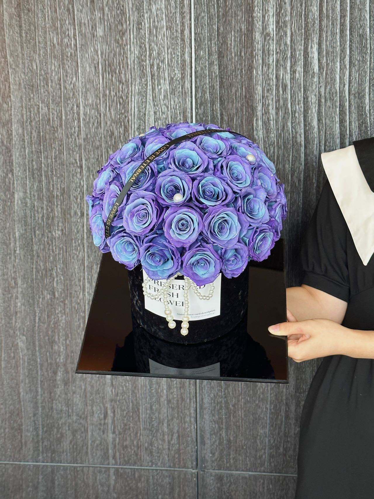 Pot de fleurs en forme de champignon Galaxy pour coupe de cheveux