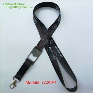 Lanières en polyester personnalisées à sublimation thermique, économiques et de qualité usine, avec porte-badge en PVC rigide - Product Image 5