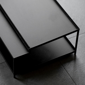 Japanese <b>Iron</b> Coffee <b>Table</b> Small Size Dry Brewing Tea <b>Table</b> For Living Room And Bay Window Maple Tea Shed Color - Product Image 4