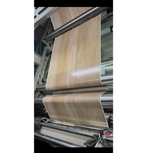 Películas decorativas de PVC de estilo industrial YISHERN, diseños de madera duraderos, suelos de plástico no autoadhesivos, espesor de 0,07mm - Product Image 1