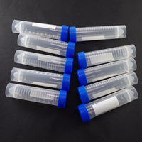 Labtex Tube à centrifuger de 50ml en PP à fond conique pour la collecte de sang certifié ISO clair Graduation Noir Bleu Prix bas 1 an