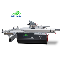 WELLMAX M280 Scie à table coulissante de haute qualité Scie à table coulissante pour la coupe du bois Machine à bois Scie à panneau coulissante